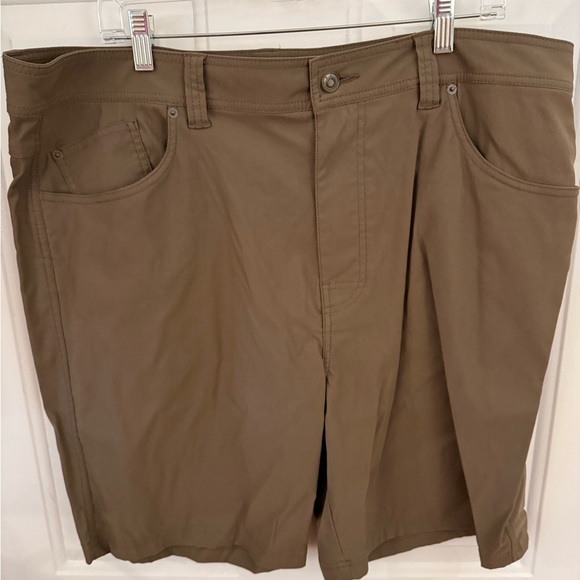 Men’s PrAna Brion Shorts Brown 40x9 - Picture 1 of 2